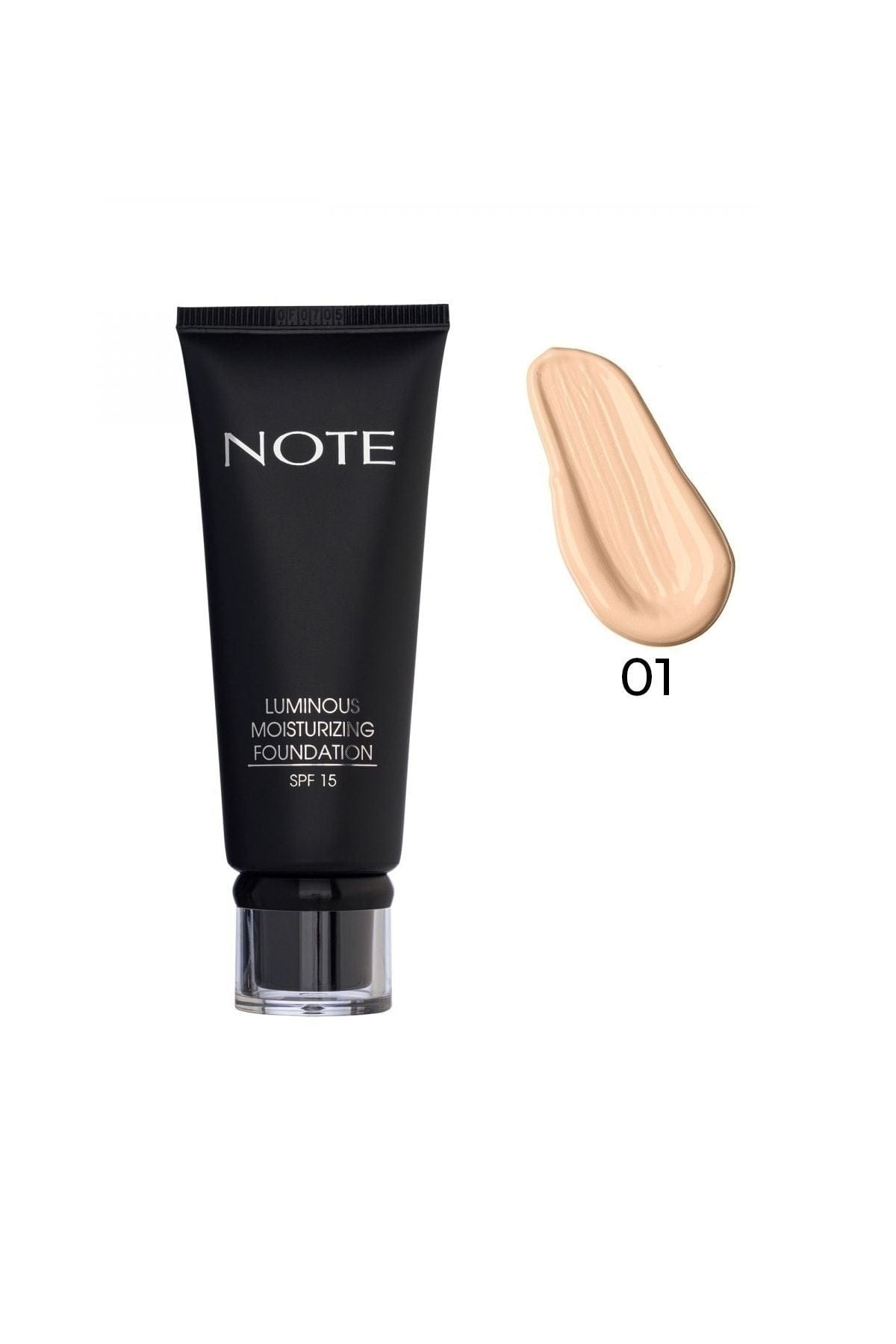 Note Cosmetics Luminous Moisturizing Foundation 01 Beige 8680705315016