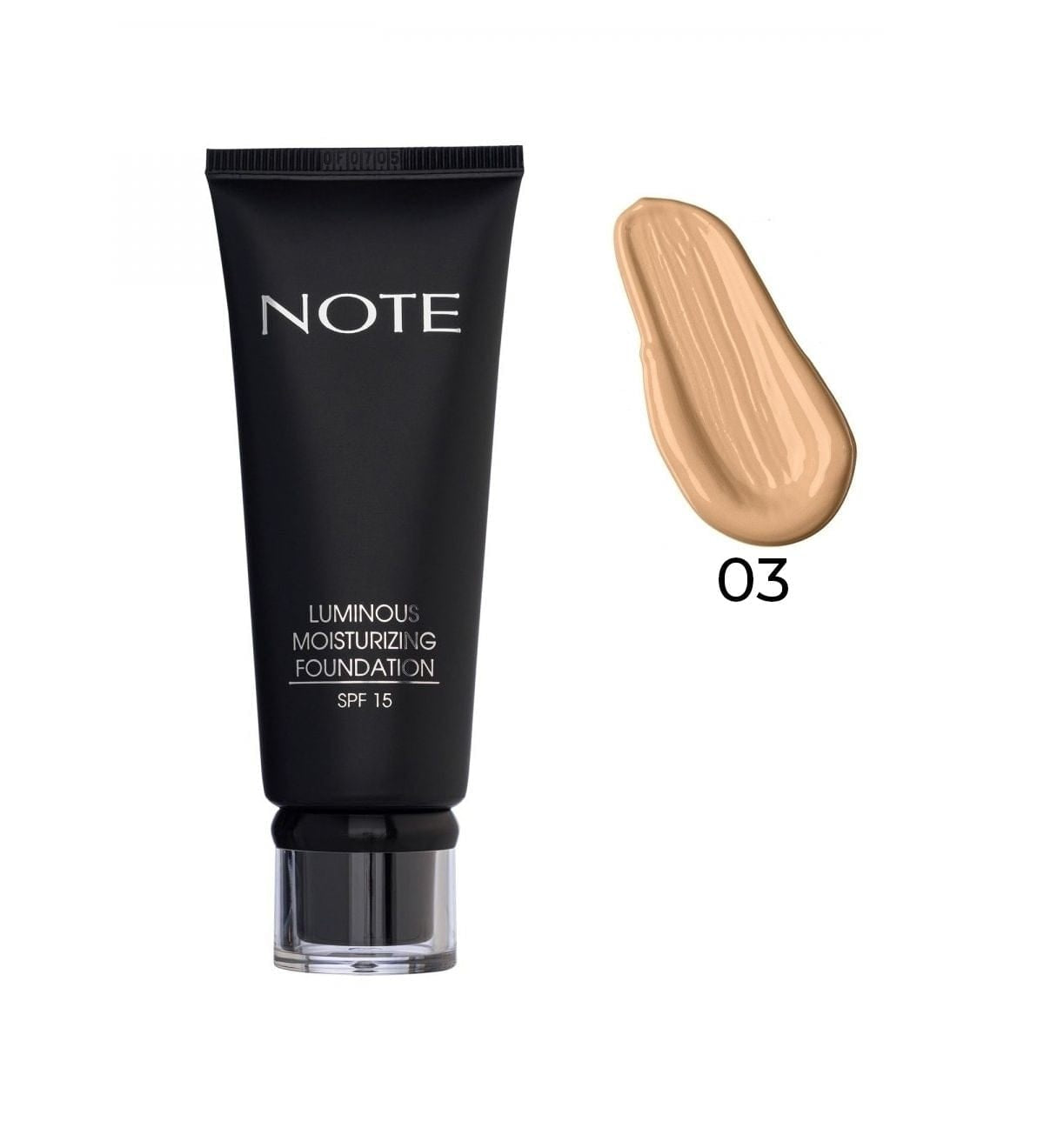 Note Cosmetics Luminous Moisturizing Foundation 03 Medium Beige 8680705315030