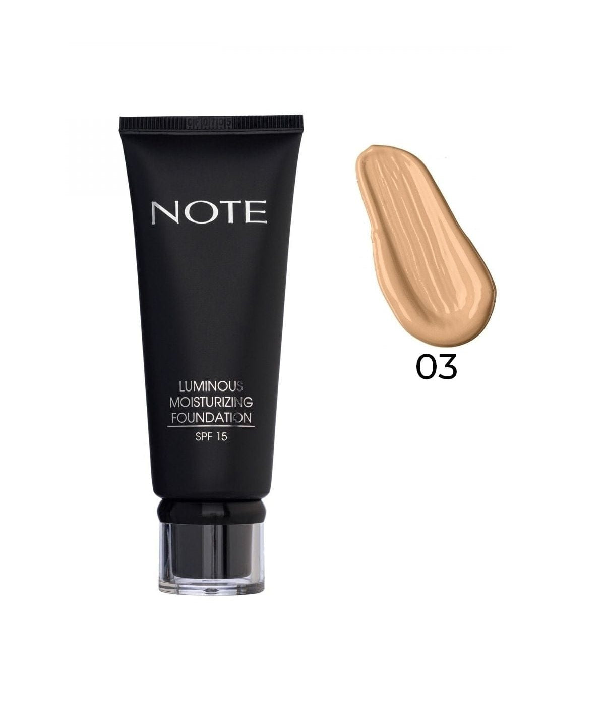 Note Cosmetics Luminous Moisturizing Foundation 03 Medium Beige 8680705315030