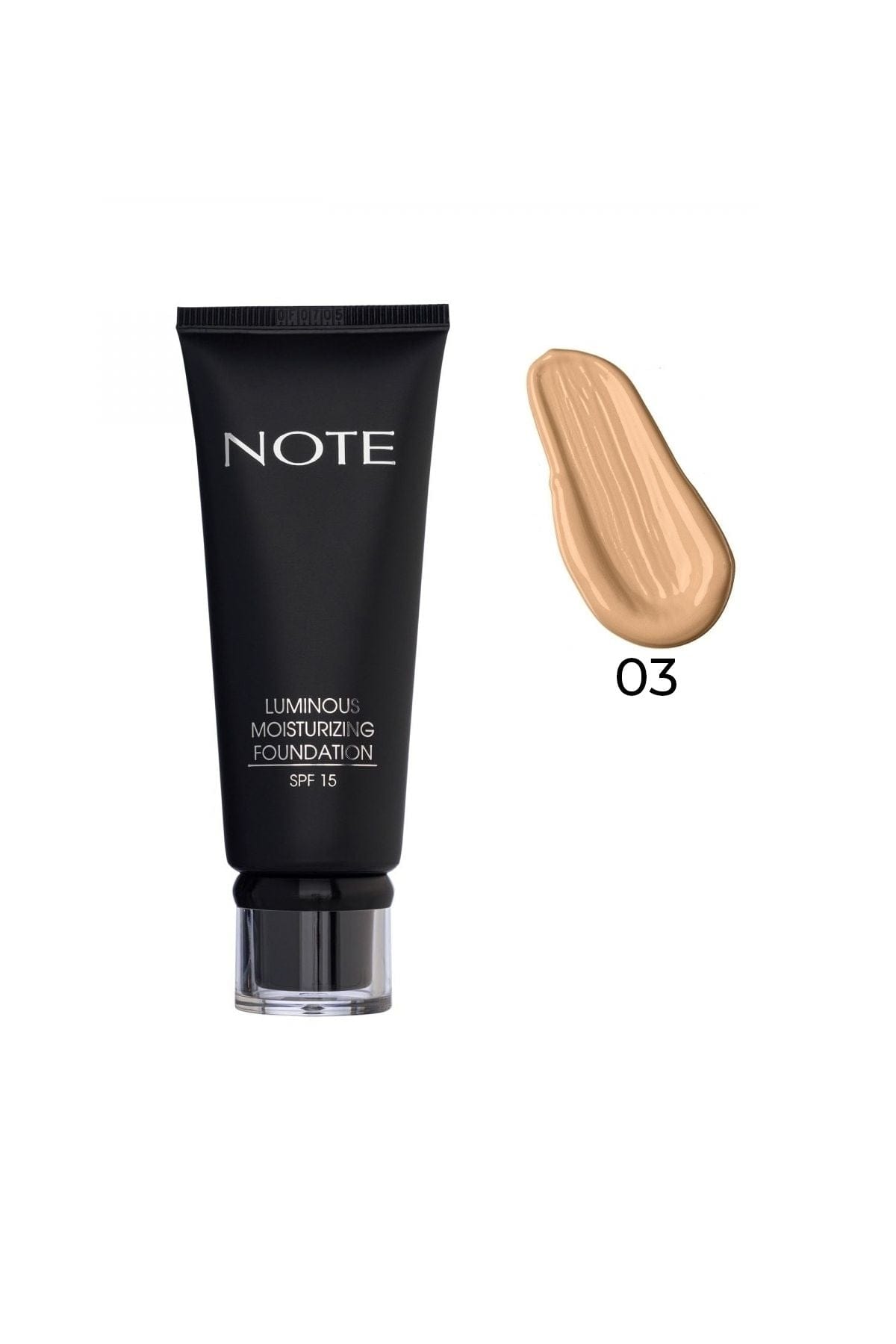 Note Cosmetics Luminous Moisturizing Foundation 03 Medium Beige 8680705315030