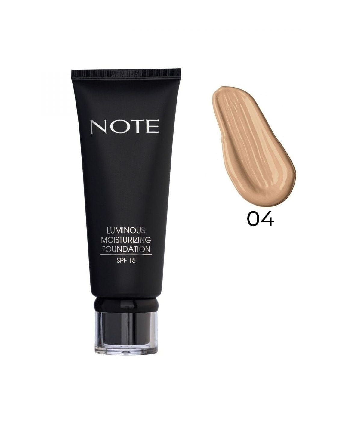 Note Cosmetics Luminous Moisturizing Foundation 04 Sand 8680705315047