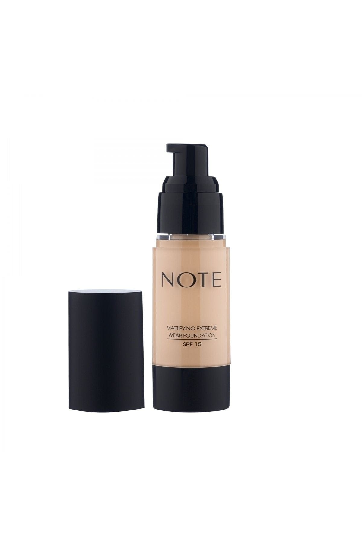 Note Cosmetics Mattifying Extreme Wear Foundation Matte Finish 01 Beige 8680705313012