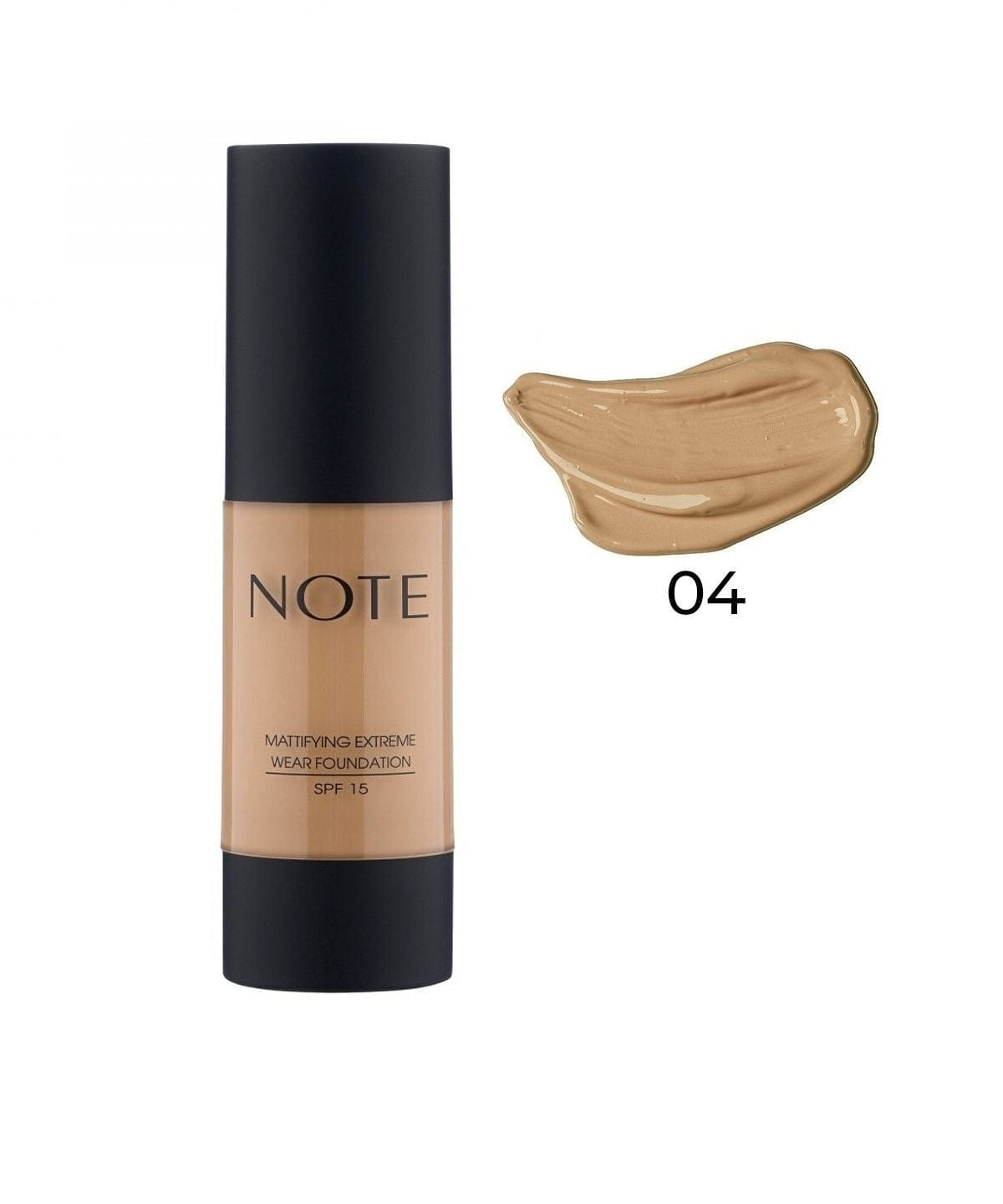 Note Cosmetics Mattifying Extreme Wear Foundation Matte Finish 04 Sand 8680705313043