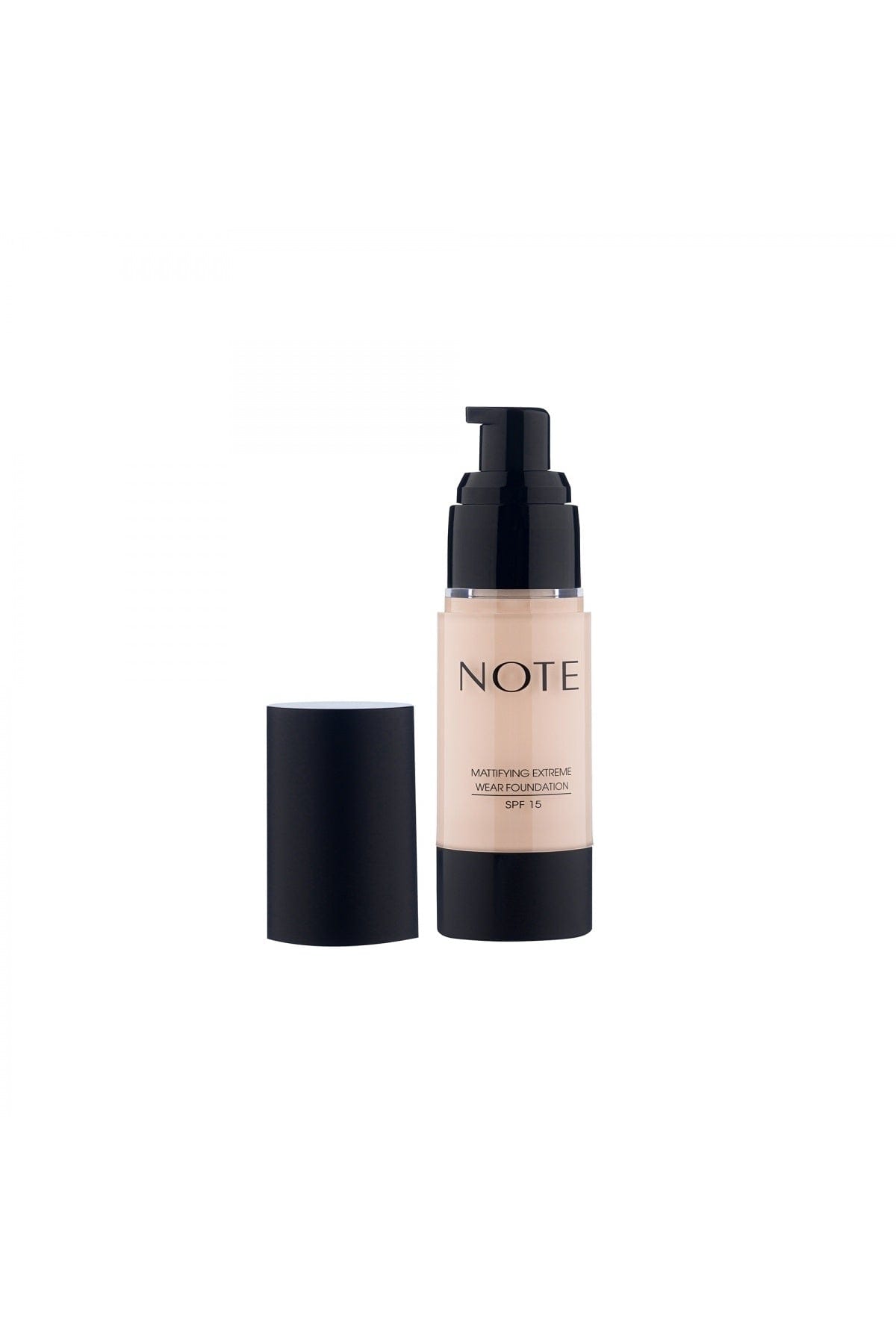 Note Cosmetics Mattifying Extreme Wear Foundation Matte Finish 126 Nude Ivory 3701365758144