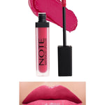 Note Cosmetics Mattemoist Lipgloss Semi Matte Satin Finish Liquid Lipstick-406 Sweet Heart 8680705339067