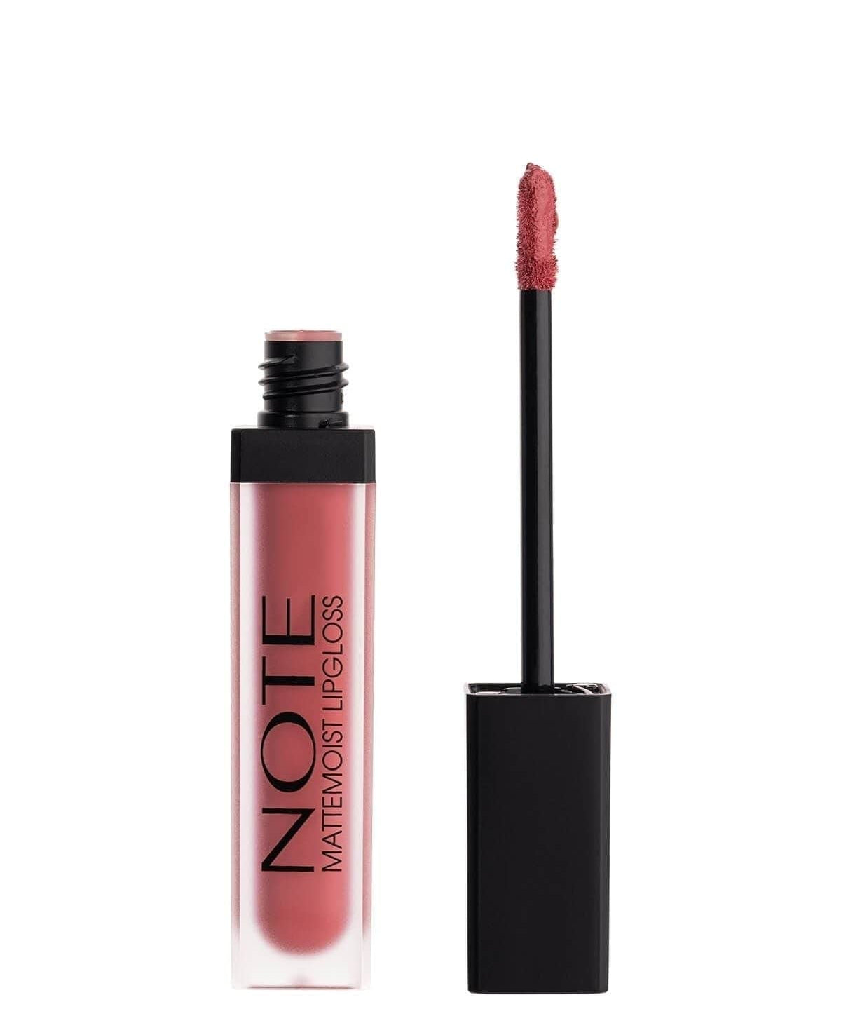 Note Cosmetics Mattemoist Lipgloss Semi Matte Satin Finish Liquid Lipstick-409 Angel 8680705339098