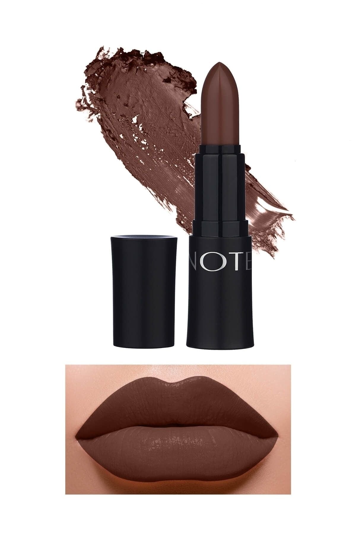 Note Cosmetics Mattemoist Lipstick Matte Finish Lipstick 316 Coco Toffee 8680705338169