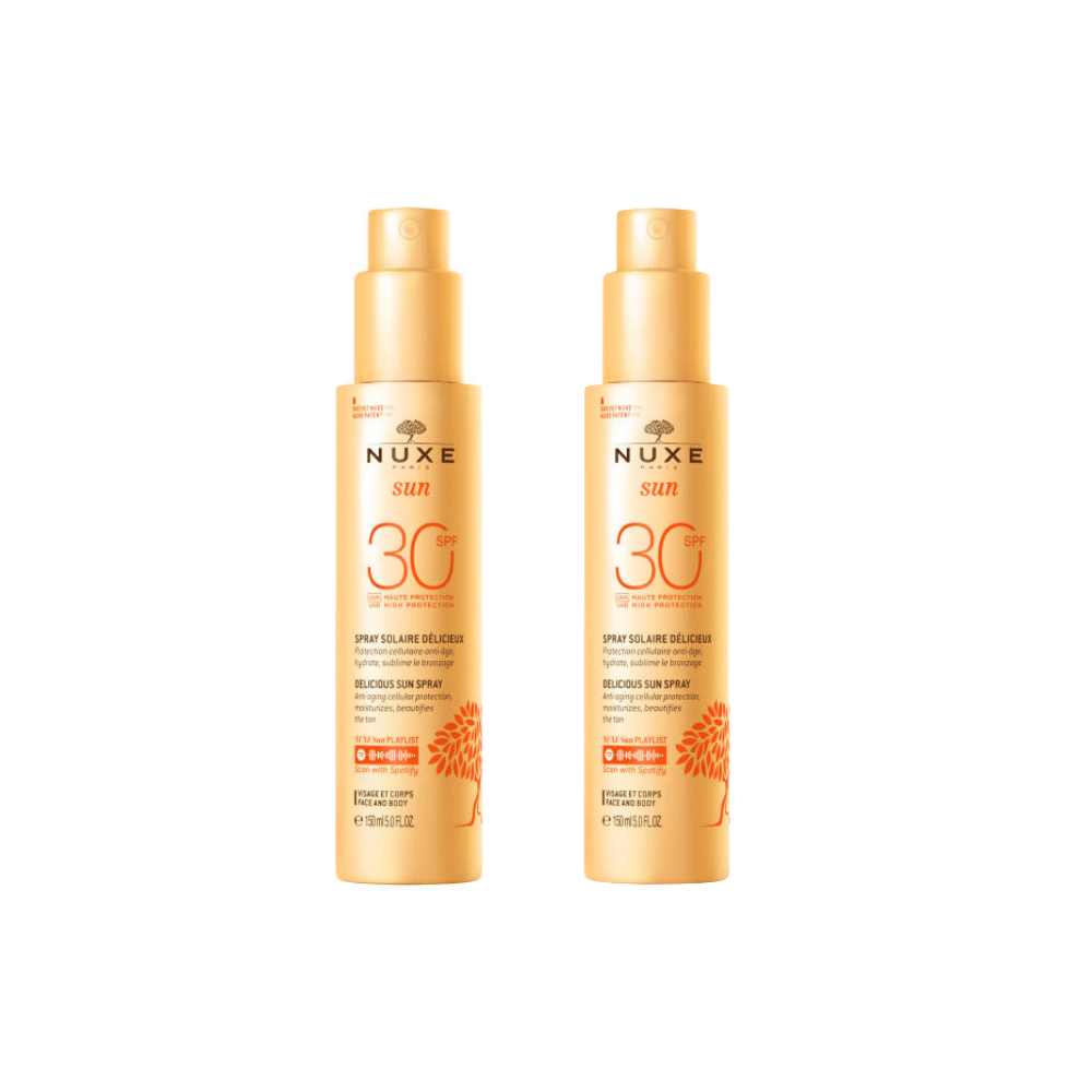 Nuxe Delicious Sun Spray High Protection Spf30 150 ml 2 Pack 715936231205