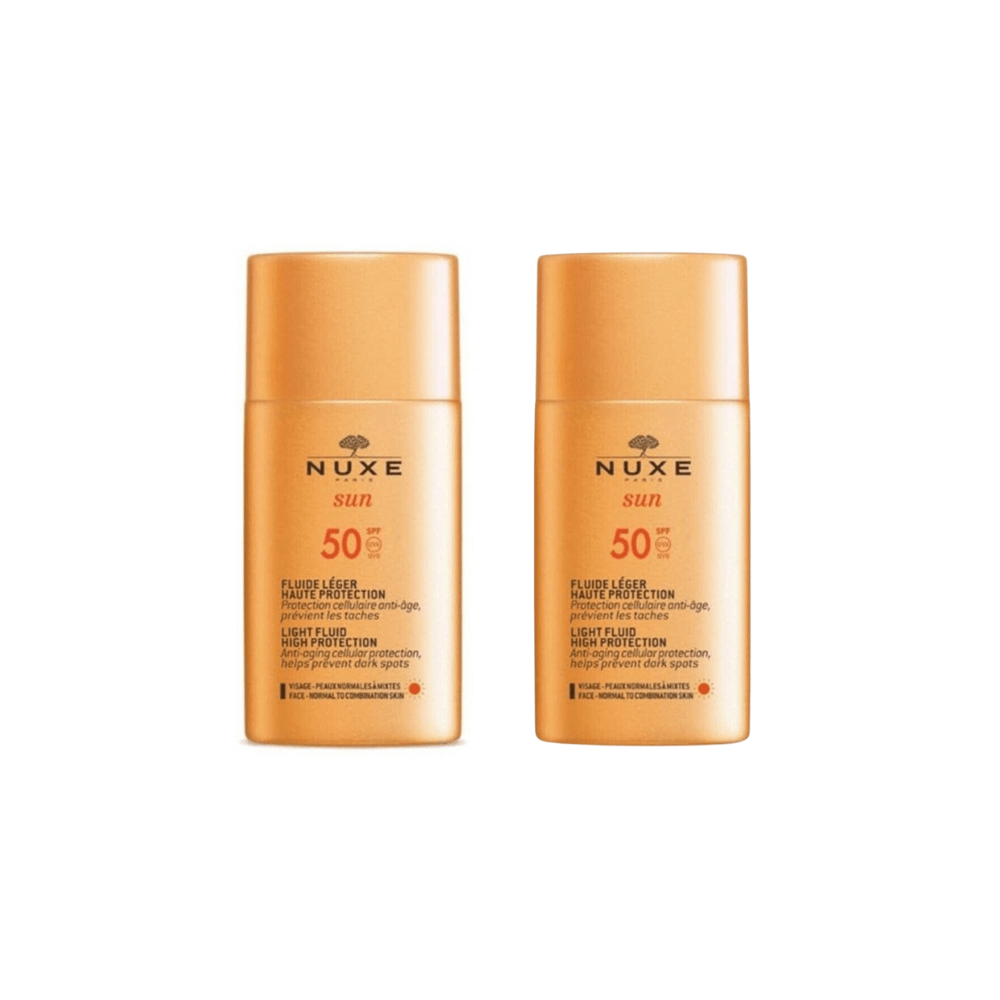 Nuxe Sun Light Fluid High Protection SPF50 50ml 2 Pack 715936231199