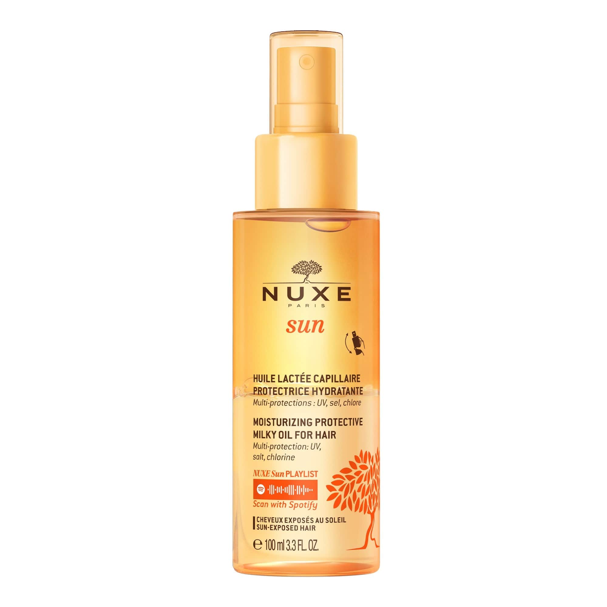 Nuxe Sun Moisturising Protective Milky Oil For Hair 100ml 3264680025341