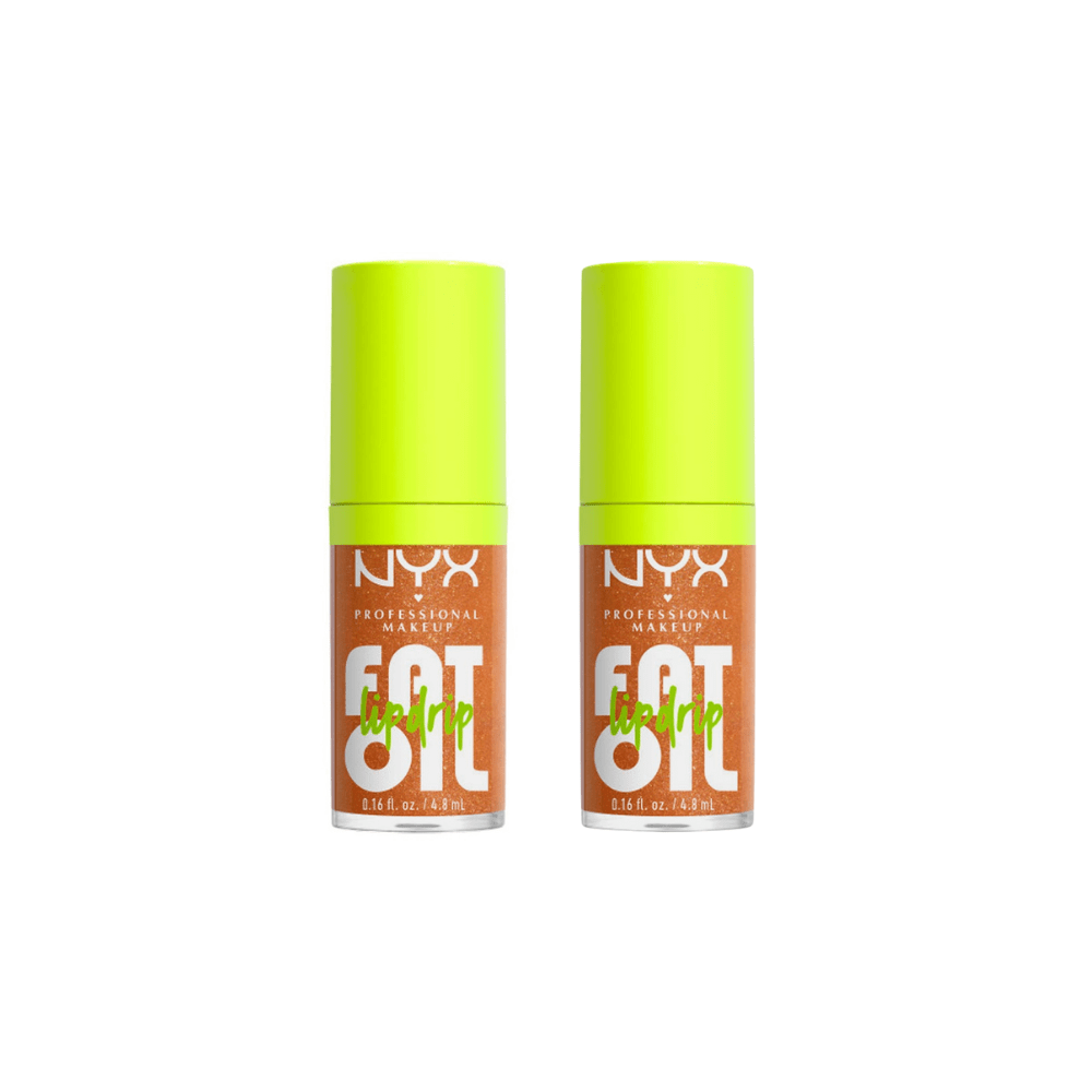 NYX Professional Makeup Fat Oil Lip Drip Gloss - Follow Back 2 Pack 715936231243