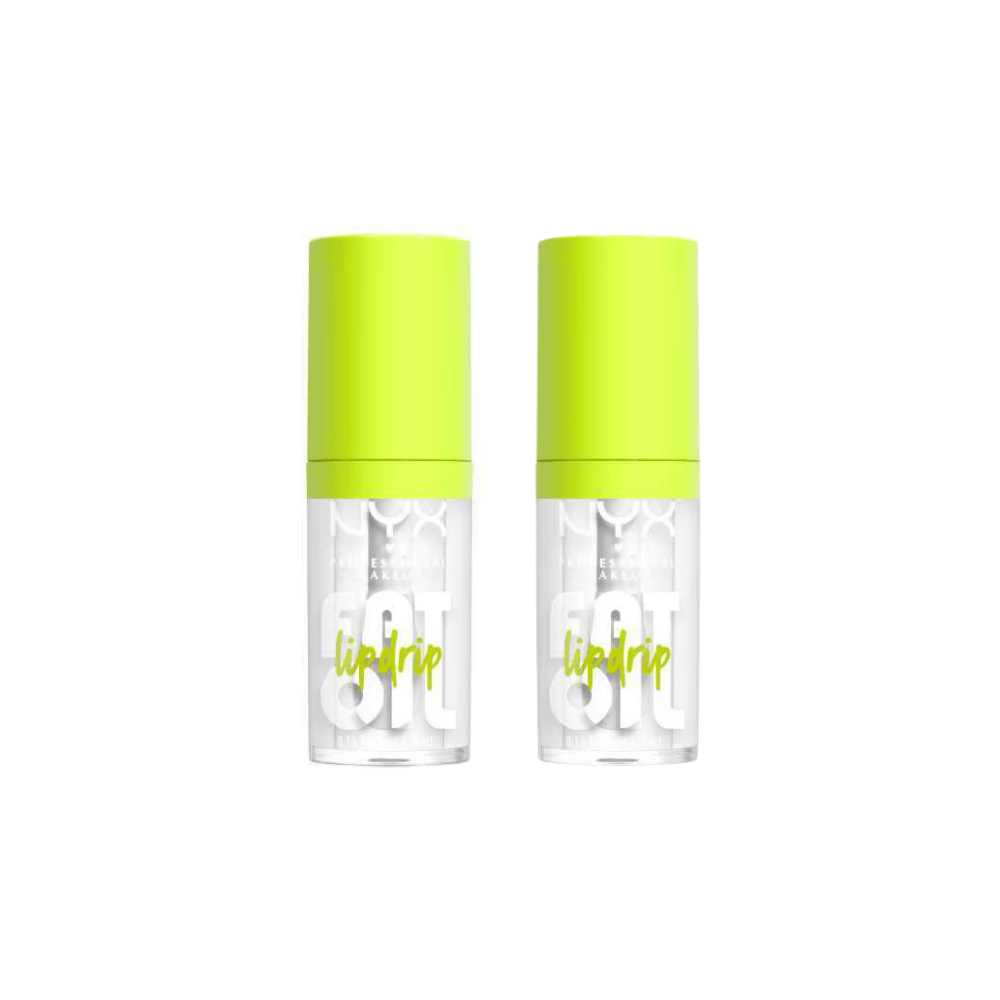 NYX Professional Makeup Fat Oil Lip Drip Gloss - My Main 2 Pack 715936232882