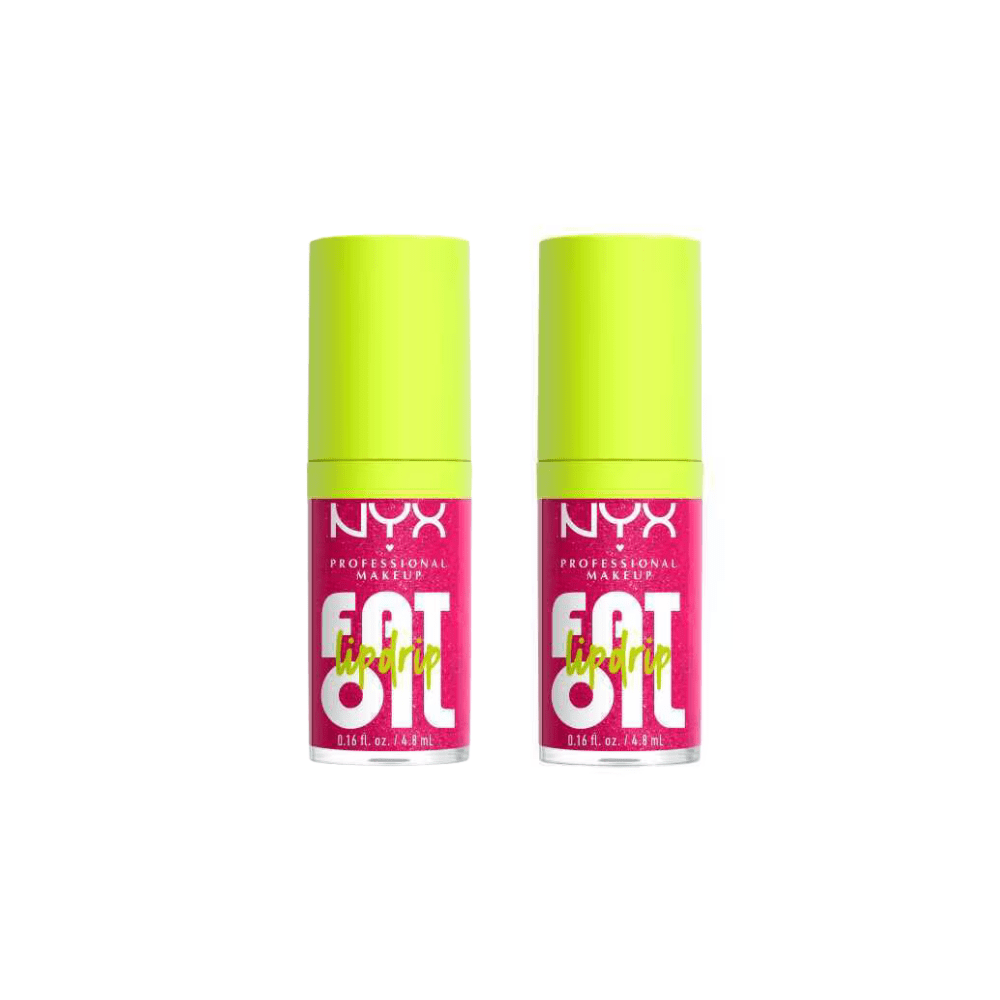 NYX Professional Makeup Fat Oil Lip Drip Gloss - Supermodel 2 Pack 715936232868