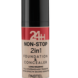 Pastel 24H Non-Stop 2in1 Foundation & Concealer - 602 Light Porcelain 8690644335020