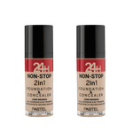 Pastel 24H Non-Stop 2in1 Foundation & Concealer - 603 Ivory 2 Pack 757279511200