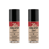 Pastel 24H Non-Stop 2in1 Foundation & Concealer - 603 Ivory 2 Pack 757279511200