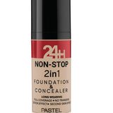 Pastel 24H Non-Stop 2in1 Foundation & Concealer - 603 Ivory 8690644335037