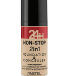 Pastel 24H Non-Stop 2in1 Foundation & Concealer - 604 Vanilla 8690644335044