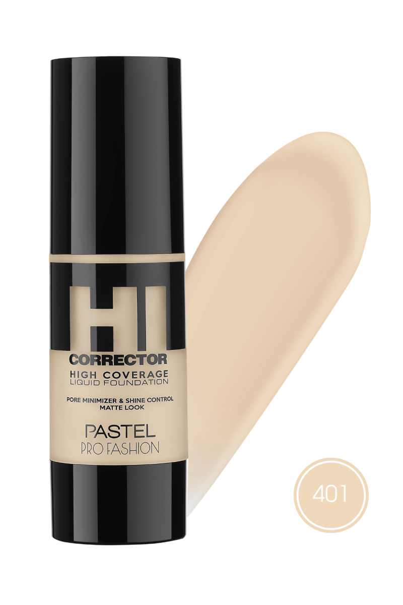 Pastel High Coverage Liquid Foundation - 401 8690644094019