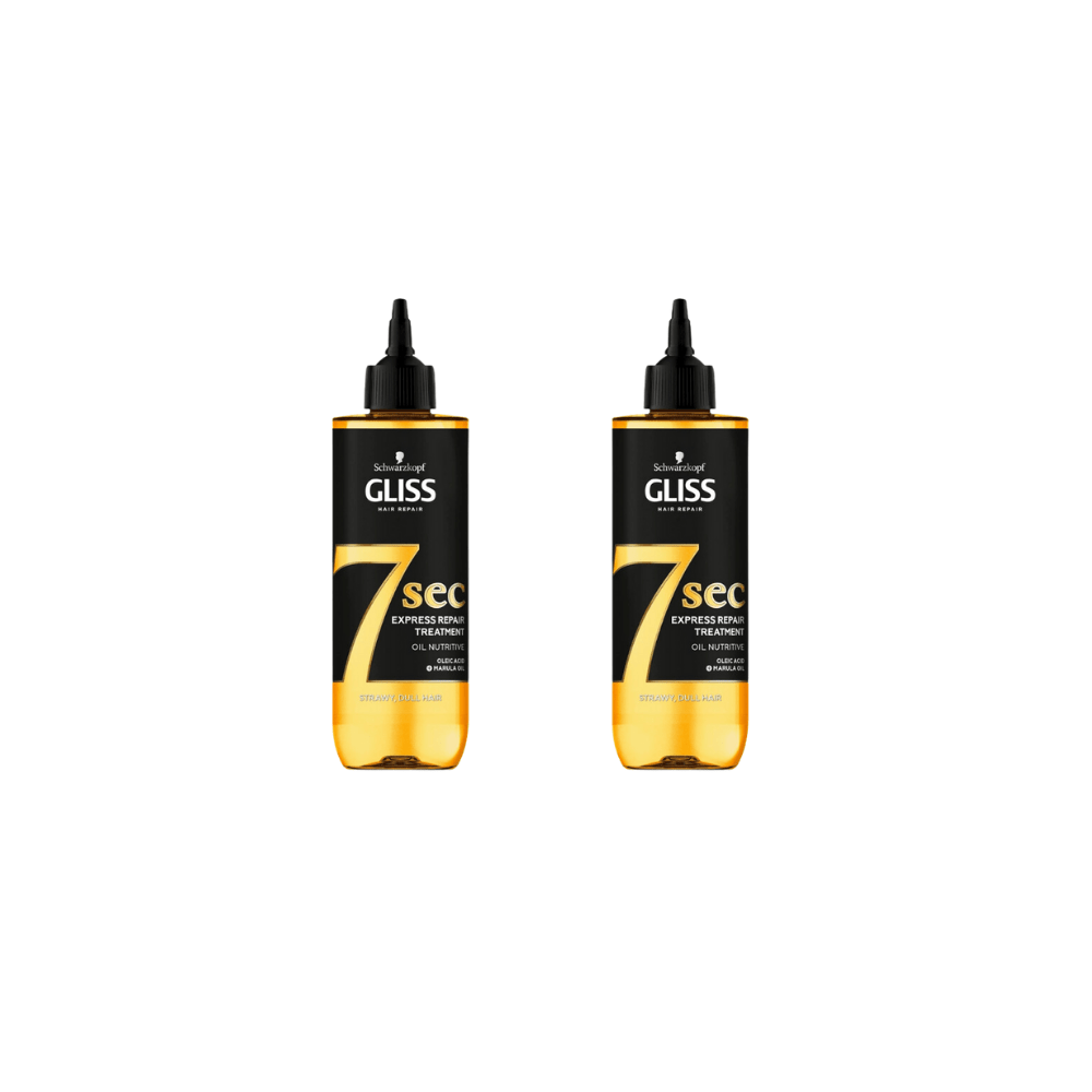 Gliss 7sec Express Repair Treatment Oil Nutritive 200ml 2 Pack 757279510029