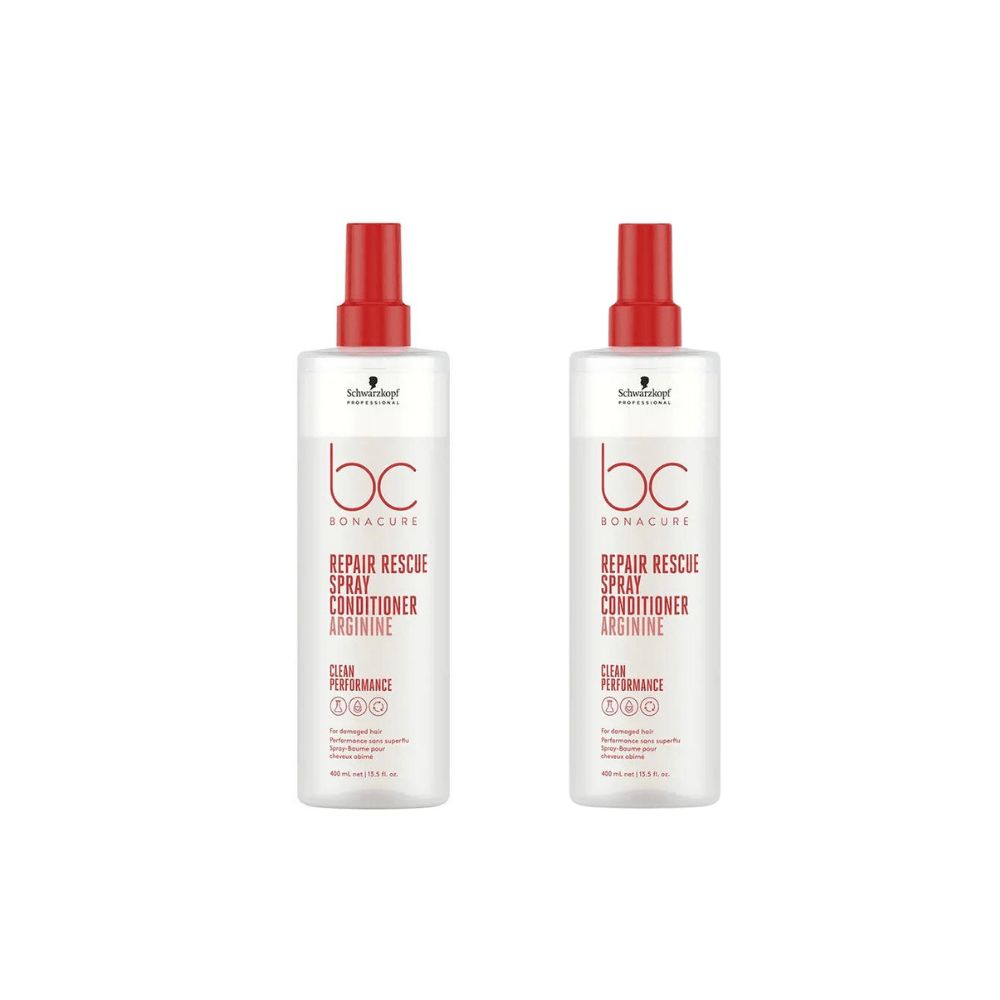 Schwarzkopf Bonacure Bc Clean Emergency Rescue Spray Conditioner 400 ml 2 Pack 757279509252