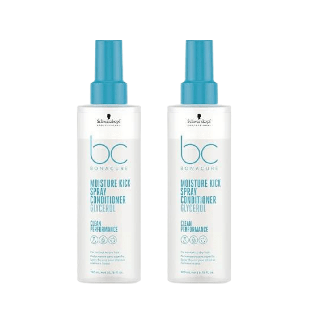 Schwarzkopf Bonacure Bc Clean Moisture Charging Spray Conditioner 400 ml 2 Pack 757279509276