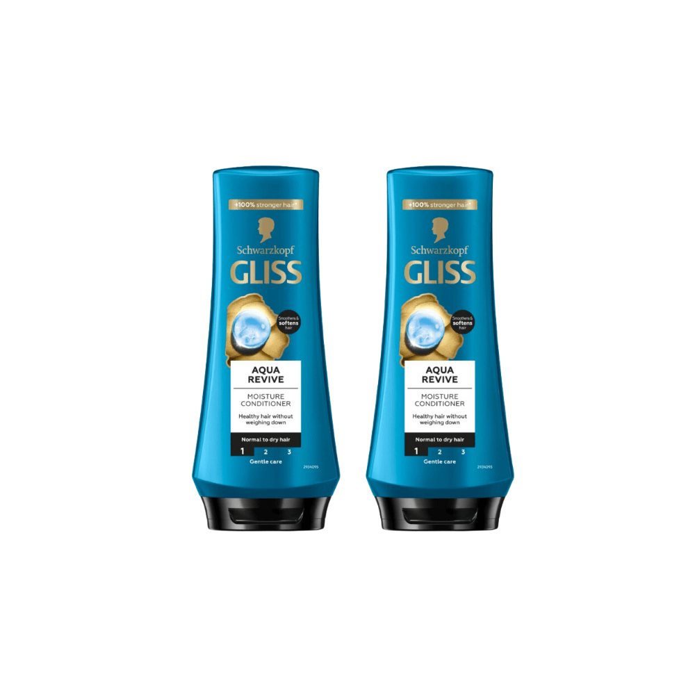 Schwarzkopf Gliss Conditioner Aqua Revive 360 ml 2 Pack 757279514041