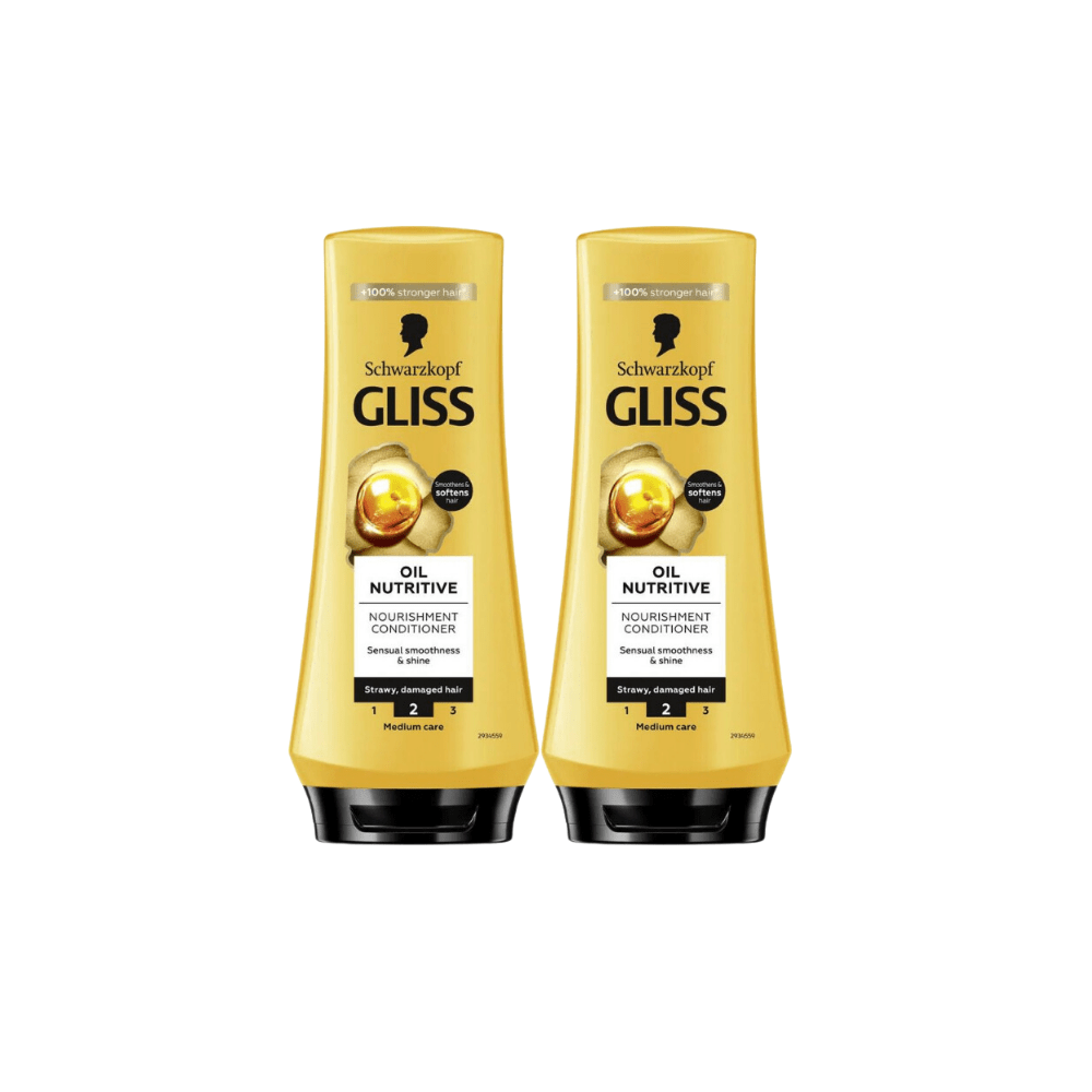 Schwarzkopf Gliss Conditioner Oil Nutritive 360 ml 2 Pack 757279514010