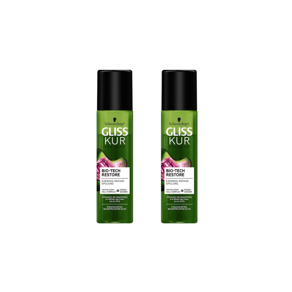 Schwarzkopf Gliss Liquid Conditioner Bio-tech 200 ml 2 Pack 757279513976