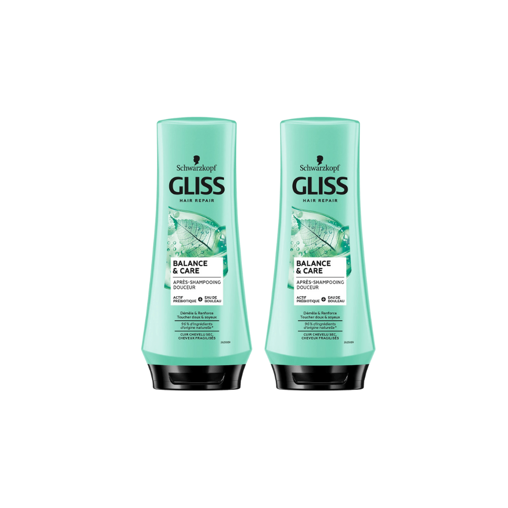 Schwarzkopf Gliss Nutribalance Repair Conditioner 360ml 2 Pack 757279513945