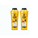 Schwarzkopf Gliss Oil Nutritive Nourishing Shampoo 400ml 2 Pack 757279513877