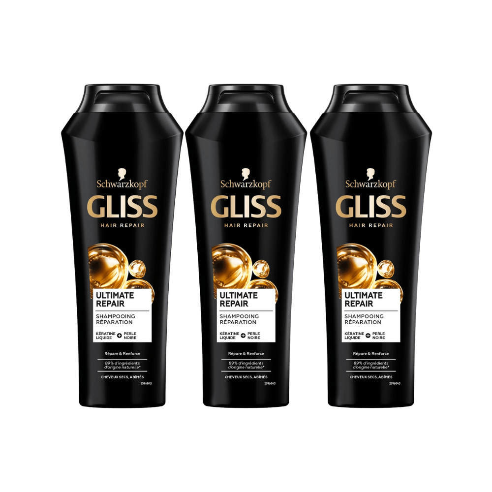 Shwarzkopf Gliss Shampoo Ultimate Repair 400 ml 3 Pack 757279513587