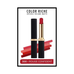 Loreal Paris Colour Riche Intense Volume Matte Lipstick -300 Rouge Confident