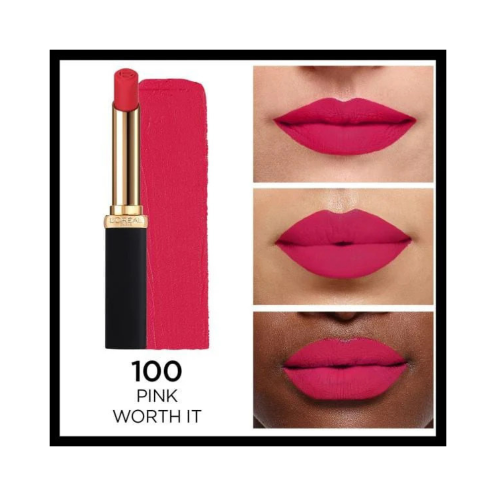 Loreal Paris Colour Riche Intense Volume Matte Lipstick -100 Pink Worth It