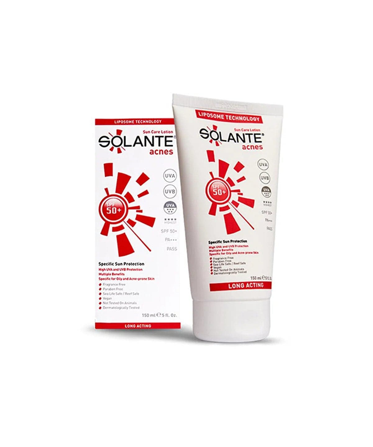 Solante Acnes Sun Care Lotion SPF 50+ 150 ml 8699278480137