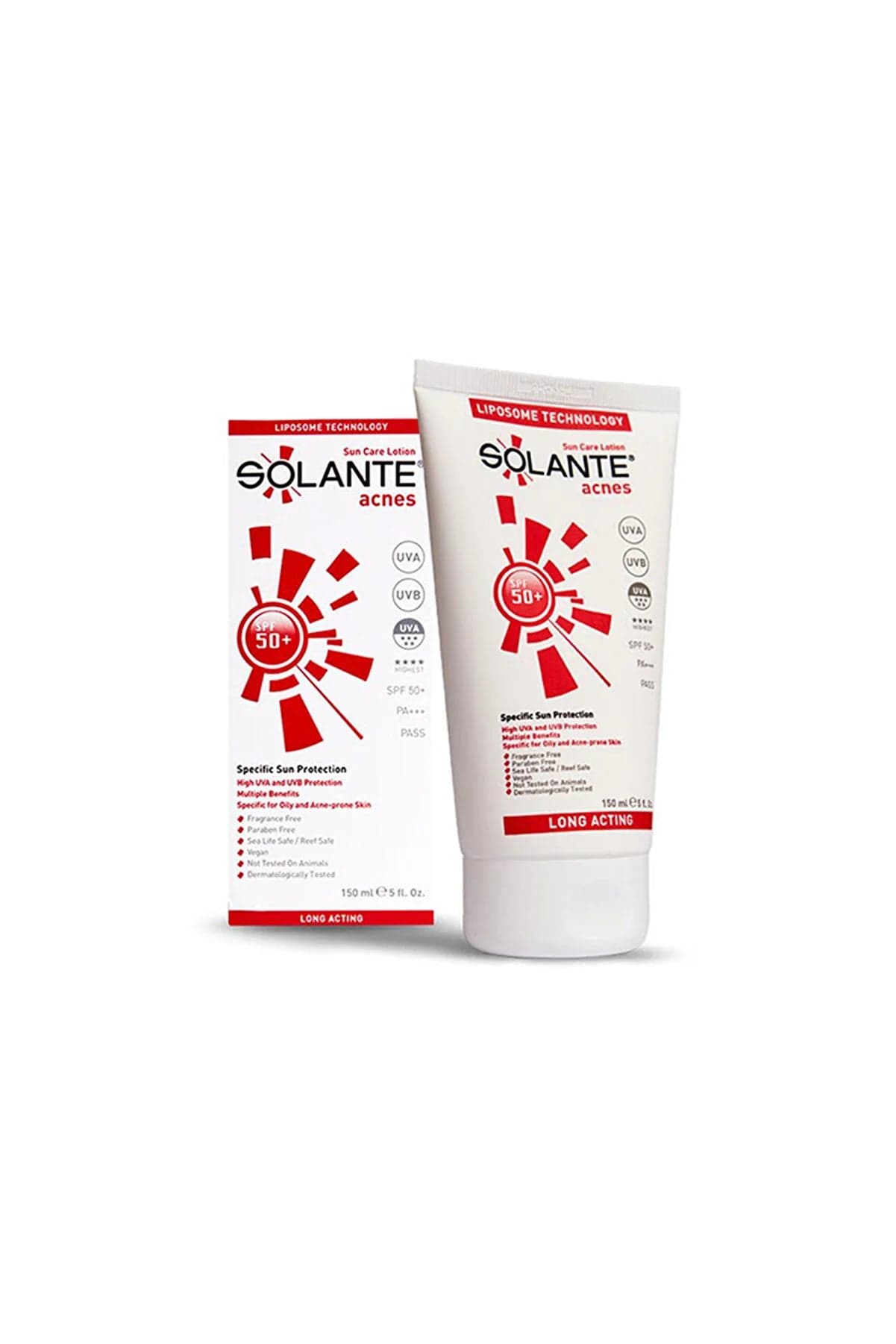 Solante Acnes Sun Care Lotion SPF 50+ 150 ml 8699278480137