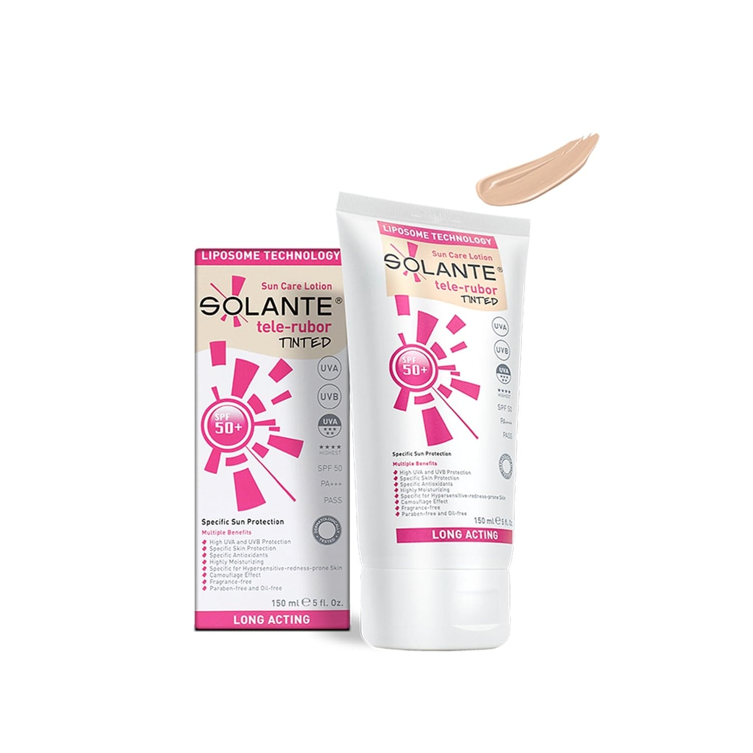 Solante Telerubor Tinted SPF 50+ Lotion 150 ml 8699278480069