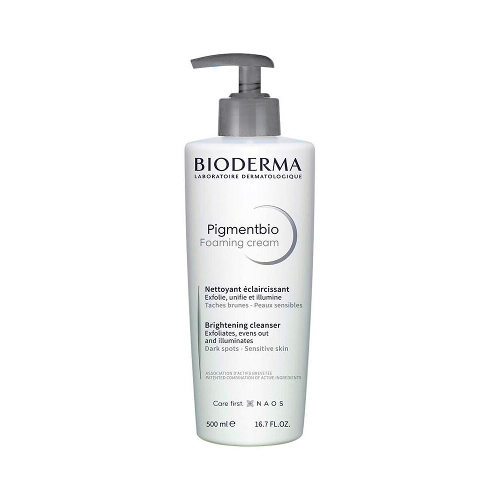 Bioderma Pigmentbio Foaming Cream - Exfoliating Cleansing Cream 500 ml - Chivela