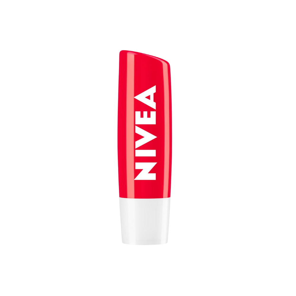 Nivea Strawberry Flavored Lip Balm 24 Hour Moisturizing, Nourishing 4.8 gr - Chivela