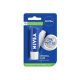 Nivea Original Care Lip Balm 24 Hour Moisturizing, Nourishing, Shea Butter 4.8 gr