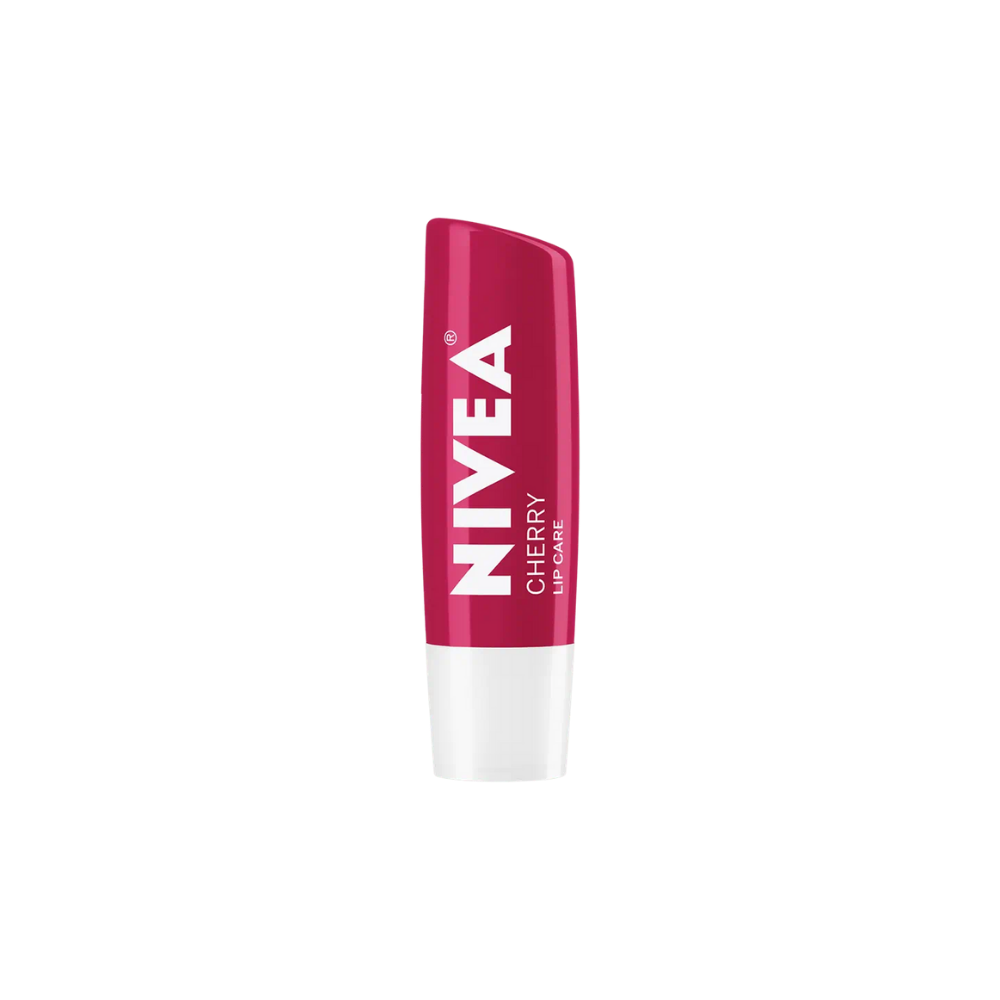 Nivea Cherry Flavored Lip Balm and Gloss 24 Hour Moisturizing, Nourishing 4.8 gr - Chivela