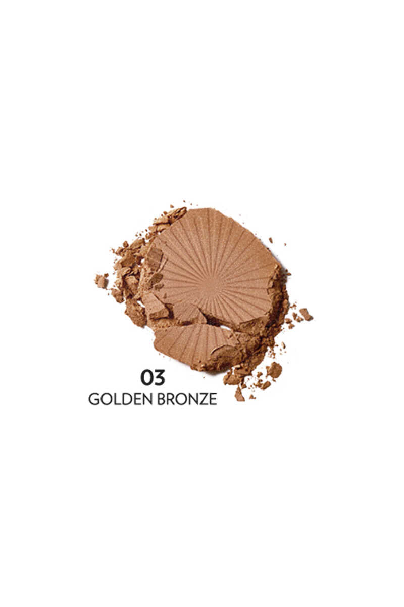 Golden Rose Sun Bright Bronzer Powder 12.5g - 03 Golden Bronze - Chivela