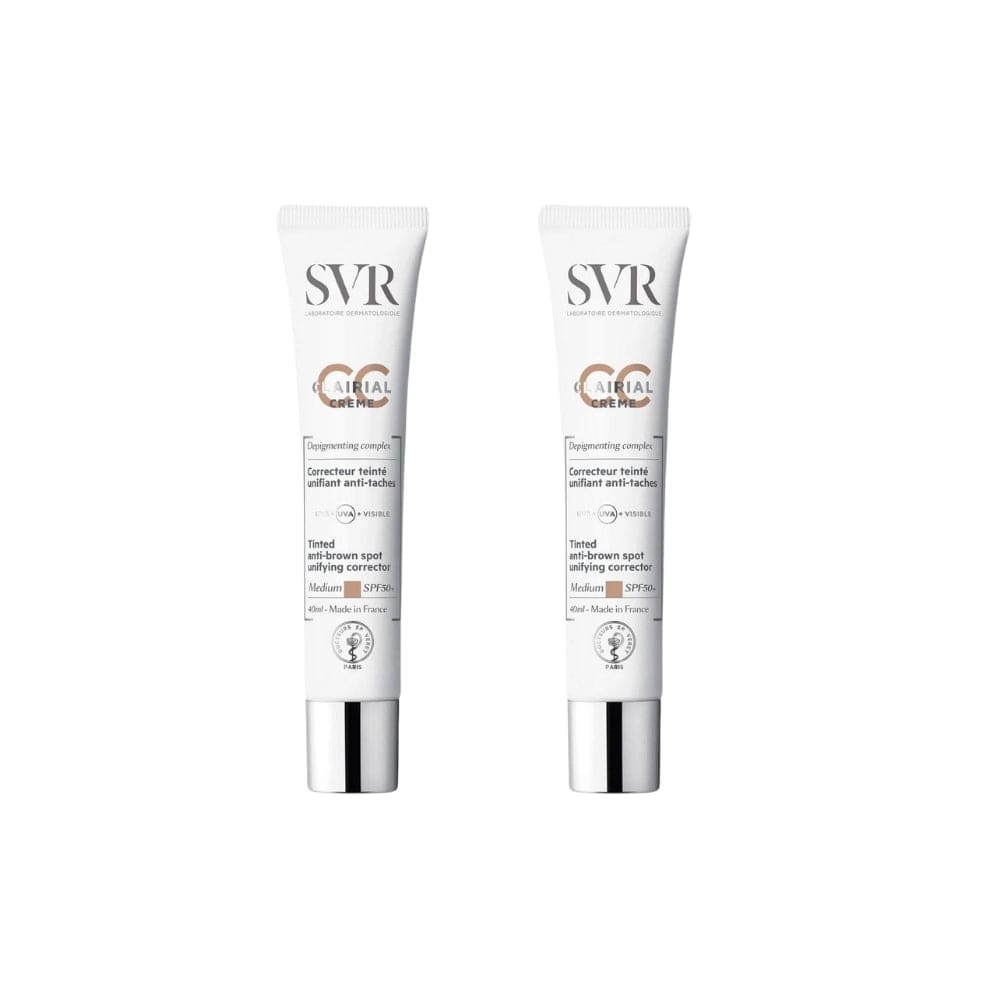 Svr Clairial CC Creme Spf50 Medium 40ml 2 Pack 715936240634