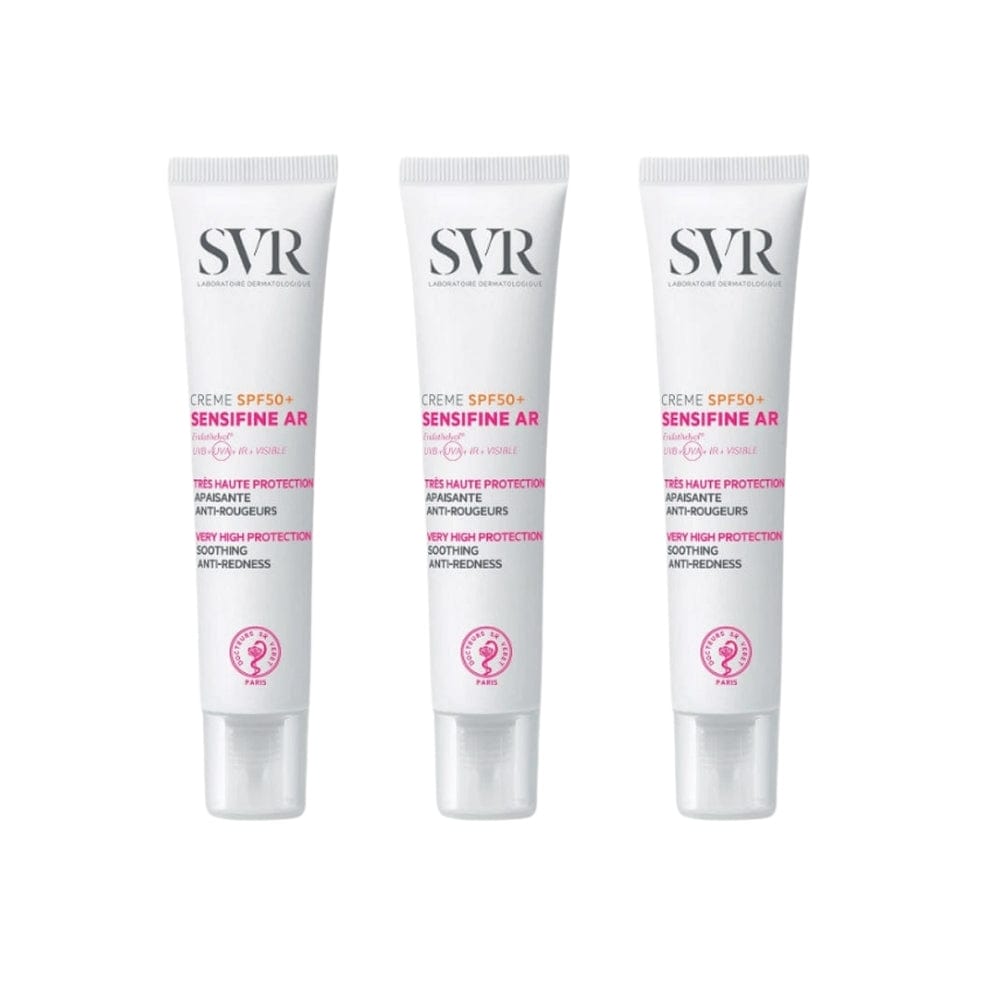 SVR Sensifine AR SPF50+ Sunscreen Cream 40 ml 3 Pack 715936240658