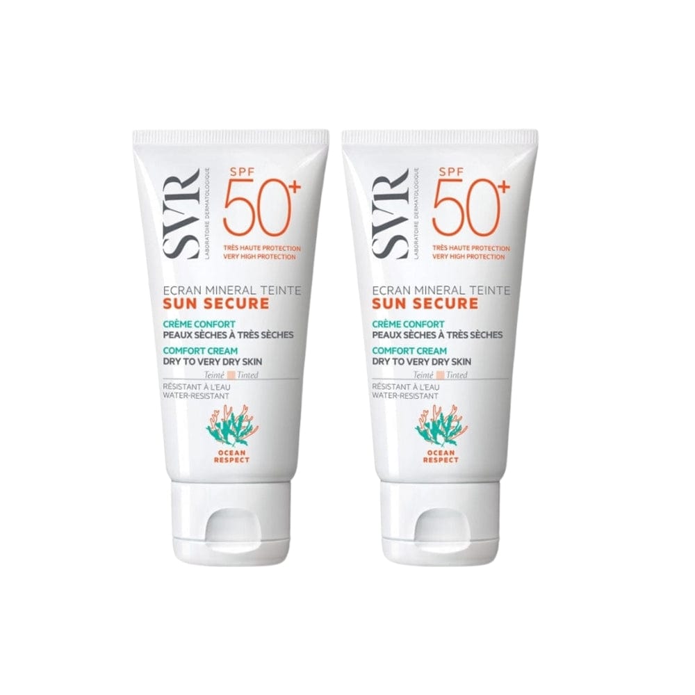 SVR Sunsecure Ecran Tinted Spf50+ Sunscreen 60 gr 2 Pack 715936240702