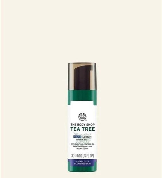 The Body Shop Tea Tree - Night Lotion Against Acne Blemishes 30 ml 5028197182649