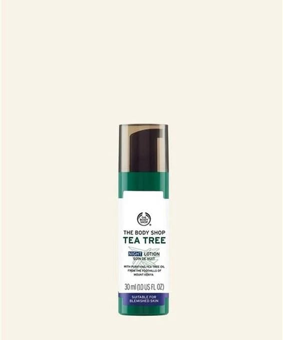 The Body Shop Tea Tree - Night Lotion Against Acne Blemishes 30 ml 5028197182649