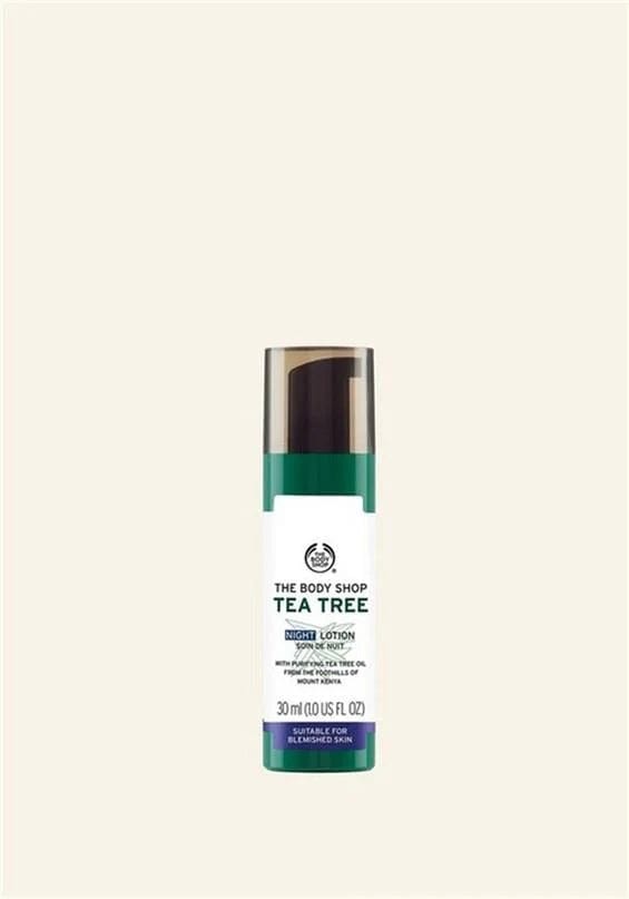 The Body Shop Tea Tree - Night Lotion Against Acne Blemishes 30 ml 5028197182649