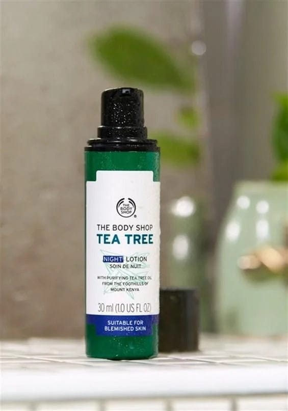 The Body Shop Tea Tree - Night Lotion Against Acne Blemishes 30 ml 5028197182649