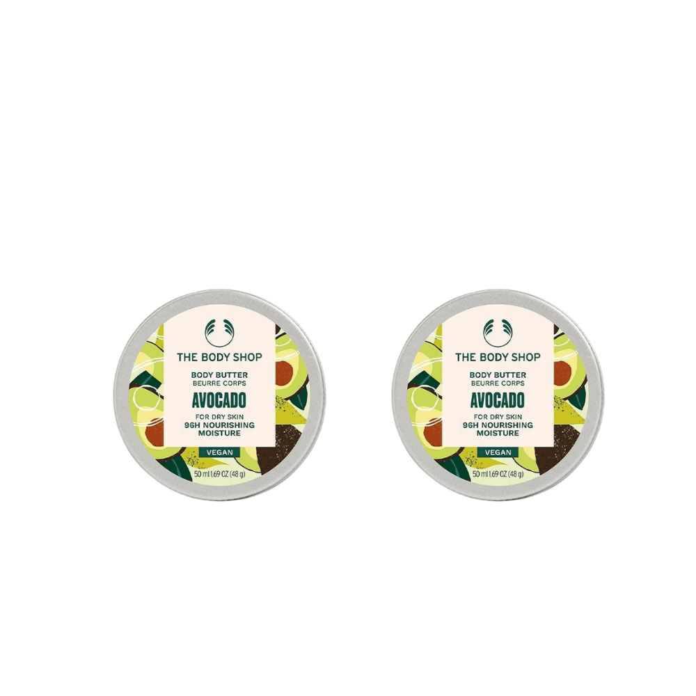 The Body Shop Avocado Body Butter 50ml 2 Pack 757279514768